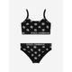 Dolce & Gabbana Kids Girls All Over Logo Print Bikini Size 6 Yrs