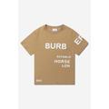 Burberry Kids Boys Cotton Jersey Logo T-shirt Size 6 Yrs