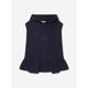 Moncler Enfant Girls Sleeveless Hooded Dress In Navy Size 12 Yrs