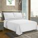 Cotton Modern Solid 4-Piece Bedspread Set, King