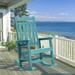 LIVOOSUN Patio Adirondack Chair Outdoor Plastic Rocking Chair