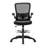 Hokku Designs Armari Ergonomic Mesh Desk Chair, Adjustable Office Chair, Breathable Mesh, Lumbar Support Upholstered/ in Black | Wayfair