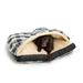 Snoozer Pet Products Snoozer Indoor/Outdoor Rectangle Cozy Cave Dog Bed Metal in Black/Green/White | 8 H x 40 W x 30 D in | Wayfair 43618