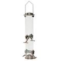 Classic Ring Pull Sunflower Seed Bird Feeder Hanging Tube Feeder