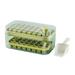 2023 Home Improvement and KItchen Refresh! WJSXC Clearance Ice Cube-Trays Ice Cube-Tray With Lid And Bin Ice s For Freezer Easy Release & Save Space For Whiskey Cocktail | Food Grade PP H