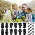 XEOVHV Expandable Garden Hose Repair Kit Garden Hose Connector Male And Female Hose End Repair Fittings 4 Pcs Save promotion apply multi-function