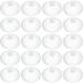 20 Pcs Suction Cups 2.2 Inch Clear Plastic Suction Pads for Home Organization and Decoration Strong Adhesive Sucker Holders for Kitchen Bathroom Window and Glass Door