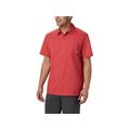 Columbia Men's PFG Slack Tide Camp Short Sleeve Shirt Polyester, Sunset Red SKU - 261586