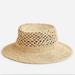 J. Crew Accessories | J.Crew Open -Weave Packable Straw Hat Size S/M | Color: Cream | Size: S/M