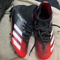 Adidas Shoes | Adidas Kids Predator 20.3 Ef1930 Red Soccer Cleats Shoes Size 4 | Color: Black/Red | Size: 4bb