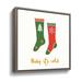 The Holiday Aisle® Merry Everything I - Print on Canvas in Green/Red/Yellow | 18 H x 18 W x 2 D in | Wayfair 0E1B81E9422E47C99639AA7643A1F633