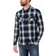 Timezone Herren Flanell Shirt Hemd, Indigo Blue Check, 3XL