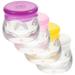 HOMEMAXS 8Pcs Light Blocking Jars Clear Cream Jars Refill Eye Cream Storage Containers Cream Dispensers