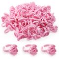 Glue Rings - 300Pcs for Eyelash Extensions Pink Lash Pigment Ring Cups Holder Extension Supplies Makeup Lip Microblading Nail Art Pink-300pcs