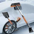 RnemiTe-amo Dealsï¼�39in Extendable Car Snow Brush With Squeegee And Extendable Snow Shovel 5 In 1 Detachable Snow Remover With Pivoting Brush For Car Windshield