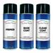 Spectral Paints Compatible/Replacement for Chevrolet 28 Black Sapphire Metallic: 12 oz. Primer Base & Clear Touch-Up Spray Paint Fits select: 2010-2013 CHEVROLET CAMARO 2012-2013 CHEVROLET SONIC