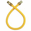 Thrifco 4406694 3/4 Inch MIP x 3/4 Inch FIP x 24 Inch Long Gas Appliance Connector Yellow (5/8 Inch O.D. x 1/2 Inch I.D.)