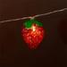 Red Strawberry Fruit Light String Children s room Decoration Lamp