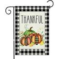 Fall Pumpkin Garden Flag Pumpkin Flag Thanksgiving Garden Flag Pumpkin Flag Thanksgiving Flag Vertical 12.5 X 18 Inches Double Sided Thanksgiving Outdoor Decorations