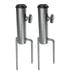 Umbrella anchor 2Pcs Beach Umbrella Anchors Umbrella Bases Heavy Duty Umbrella Holders (Black)