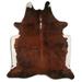 24CP 8 Ft X 6.5 Ft Hair On Leather Cowhide From Brazil Skin Rug Carpet Hilason