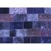 Ahgly Company Machine Washable Indoor Rectangle Patchwork Blue Transitional Area Rugs 5 x 8