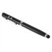 [3-PACK] 4-in-1 Touch Screen Stylus + Ballpoint Pen + LED Flashlight + Pointer For Smartphones Tablets PC Touch Screen [Black]