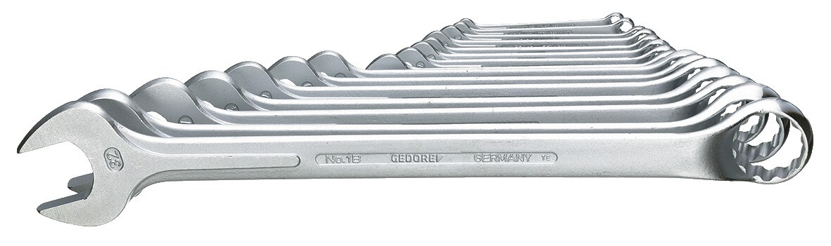 GEDORE Ring-Maulschlüssel-Satz 15-teilig 6-32 mm, 1 B-0115 Image