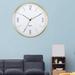 Metal Wall Clock Non Ticking Battery Operated Clock 12 inch Clocks Kitchen Decoration