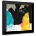 Goldberger Jennifer 20x20 Black Modern Framed Museum Art Print Titled - Primary Action III