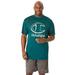 Men's Big & Tall Champion® Performance Logo Tee by Champion in Marine Green (Size 2XL)
