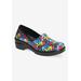 Wide Width Women's Laurie Slip On by Easy Street in Garden Patent (Size 11 W)