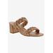 Wide Width Women's Fuss Slide Sandal by Bellini in Rose Gold Smooth (Size 12 W)