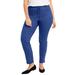 Plus Size Women's Curvie Fit Straight-Leg Jeans by June+Vie in Medium Blue (Size 14 W)