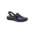 Women's Salina Woven Mules by SoftWalk® in Navy Denim (Size 5 M)