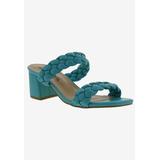 Women's Fuss Slide Sandal by Bellini in Turquoise Smooth (Size 10 M)