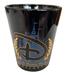 Disney Dining | Disney World Resort- Shot Glass- Euc, Collectible Black Glass. | Color: Black/Gold | Size: Os