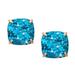 Kate Spade Jewelry | Kate Spade Bright Turquoise Mini Glitter & Glee Earrings | Color: Blue/Gold | Size: Os