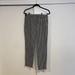 Zara Pants & Jumpsuits | Black And White Gingham Zara Pants | Size L | Color: Black/White | Size: L