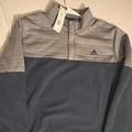 Adidas Jackets & Coats | Adidas Light Fleece Golf Long Sleeve | Color: Blue/Gray | Size: Xl