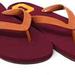 Coach Shoes | Nwt Coach Zak Flip Flop With Varsity In Wine (7) $30 | Color: Gold/Red | Size: 7