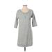 Gap Casual Dress - Shift: Gray Marled Dresses - Women's Size Small