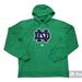 Adidas Shirts | Adidas Notre Dame Fighting Irish Ncaa Green Pullover Hoodie Sweatshirt Mens M | Color: Blue/Green | Size: M