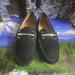 Ralph Lauren Shoes | Black Women’s Flat Shoes With Silver Buckle. Size 6.5b. Very Lightly Used. | Color: Black/Silver | Size: 6.5