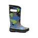 Bogs Rainboot Big Camo Shoes - Kids Black/Green 5 72996-978-5