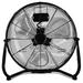 BINNBOX 12 Inch 3-Speed High Velocity Heavy Duty Metal Industrial Floor Fans in Black | 12 H x 12 W x 7.3 D in | Wayfair SA8