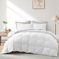 The Twillery Co.® 600 Fill Power All Season Down Comforter/Duvet Insert Goose Down in White | 88 H x 68 W x 1 D in | Wayfair