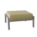 Woodard Fremont Outdoor Ottoman w/ Cushion Metal in Brown | 14.8 H x 28.25 W x 25.8 D in | Wayfair 9U0486-72-20T