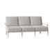 Woodard Wiltshire Patio Sofa w/ Cushions Metal/Sunbrella® Fabric Included in Gray | 35.5 H x 75 W x 38.8 D in | Wayfair 4Q0420-70-01Y