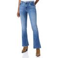 7 For All Mankind Women's Bootcut TAILORLESS Luxe Vintage with Worn Out Hem Pants, Light Blue, 31W / 31L